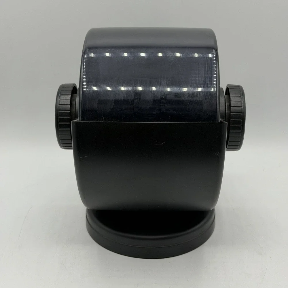 Rolodex Nsw-24c Black Covered Rotary Card File Swivel Holds 500 B1